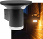 Preview: ChiliTec LED Solar Wandleuchte "SWL-AS500" IP44 3000K PIR Sensor 24002