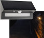 Preview: ChiliTec LED Solar Wandleuchte "SWL-AS400" IP44 PIR Bewegungsmelder 3000K 24003