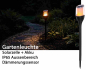 Preview: ChiliTec Solar LED-Fackel CT-BELO 64 IP65 1600K Erdspieß max.H64,5cm 24069