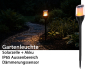Preview: ChiliTec Solar LED-Fackel CT-BELO 64 IP65 1600K Erdspieß max.H64,5cm 24069