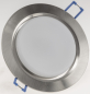 Preview: Einbauleuchte "CT-DS108" Ø108mm GX53 Fassung, 230V, Aluminium gebürstet, 24082