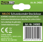 Preview: MILOS Schutzkontakt-Steckdose mit LED Anthrazit UP, Licht mit Sensor 24085