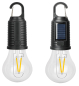 Preview: ChiliTec LED Solar Glühlampe "CT-KL3" mit Akku, Haken / Karabiner, Warmweiss 3000K 24095