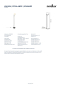 Preview: Nordlux Stehlampe Wilson schwarz G9 Glas Stehleuchte Fußschalter 2412594003