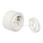 Preview: Kanlux LED Deckenleuchte SONOR 12W CCT 3000/4000/5700K Mattweiss 24366