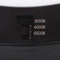 Preview: LED Wand- / Deckenleuchte ERGA 10-18W CCT 3000/4000/6500K schwarz 24614