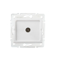 Preview: LOGI Multimedia-Durchgangsdose, TV Dose UP Weiss 25097