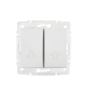 Preview: LOGI Jalousietaster Rolladentaster Weiss Unterputz 25099