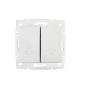 Preview: LOGI Jalousietaster Rolladentaster Weiss Unterputz 25099