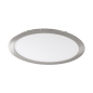 Preview: LED Panel 4000K ROUNDA V2 24W 1700Lm Downlight Nickel satiniert 27220