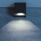 Preview: Kanlux LED Wandleuchte REKA CCT 3000/4000/6500K graphit 7W IP54 29005
