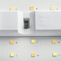 Preview: LED Fassadenleuchte PORTOS Hausnummernleuchte CCT 2700/3000/4000/5000/6500K IP65 weiss 29072