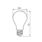 Preview: LED Lampe A60 XLED 2700K E27 4,5W Filament Leuchtmittel 470Lm warmweiss 29600
