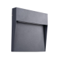 Preview: LED Wandleuchte DULI 6,5W 4000K NW-L-GR anthrazit IP54 33752