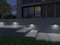 Preview: LED Wandleuchte DULI 6,5W 4000K NW-L-GR anthrazit IP54 33752