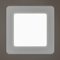 Preview: LED Downlight TAVO 5W CCT 3000/4000/6000K quadratisch weiss IP44/20 Kanlux 36529