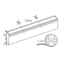 Preview: LED Flex Stripe Neon WW 2700K 24VDC 12W/M IP65 5m Rolle Streifen 37234