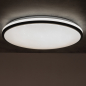 Preview: LED Deckenlampe ARVOS N CCT 3000-6500K FB dimmbar Ø500 schwarz Kanlux 37329