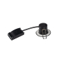 Preview: LED Einbauleuchte FIZU PRO CCT 3000/4000/6500K 5,5W IP65 schwarz Kanlux 38269