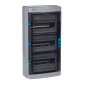 Preview: IP65 Verteilerkasten ABS KDB Sicherungskasten 3x12 Module Aufputz IDEAL 38455