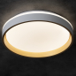 Preview: LED Deckenleuchte SOLN CCT 2700-6500K weiss/gold Ø380 dimmbar Kanlux 39110