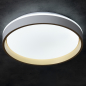 Preview: LED Deckenleuchte SOLN CCT 2700-6500K weiss/gold Ø380 dimmbar Kanlux 39110