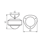 Preview: Kanlux SMART Bewegungsmelder S SENSOR PIR INT 10M 34940