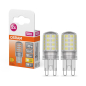 Preview: 2er Pack OSRAM STAR G9 LED Strahler 4,2W 320° 2700K warmweiss 470Lm