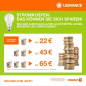 Preview: 2er Set Osram E14 LED Kerze 2,2W CLASSIC 2700K Kerzenlampe warmweiss