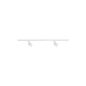 Preview: Schienenleuchte 1-Phasen Stromschiene ALTEAR SET 1M2S W 2x Spot weiss Kanlux 45921