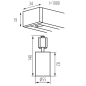 Preview: Schienenleuchte 3 Phasen Stromschiene ALTEAR SET 1M3S B Kanlux 45922