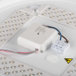 Preview: LED Deckenlampe LIXAN CCT 3000-6500K FB dimmbar Ø385 weiß / silber Kanlux 46280