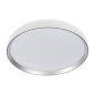 Preview: Kanlux LED Deckenleuchte LIXAN XL CCT 3000-6500K FB dimmbar Ø485 weiß/silber 46282