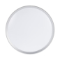 Preview: Kanlux LED Deckenleuchte LIXAN XL CCT 3000-6500K FB dimmbar Ø485 weiß/silber 46282