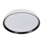 Preview: Kanlux LED Deckenlampe LIXAN XL CCT 3000-6500K FB dimmbar Ø485 weiß/schwarz 46283