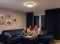 Preview: LED Deckenlampe LIXAN CCT 3000-6500K FB dimmbar Ø385 weiß / silber Kanlux 46280