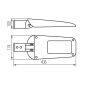 Preview: Kanlux LED Strassenleuchte PRO-SL S 50W NW 4000K 8250Lm IP66 46320