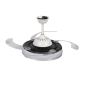 Preview: Kanlux LED Deckenleuchte PLAVE INB49 CCT 3000/4000/6500K FB Ø490 mit Ventilator 46372