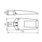 Preview: Kanlux LED Strassenleuchte PRO-SL M 100W NW 4000K 17000Lm IP66 Laterne IK08 46321