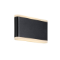 Preview: LED Wandleuchte Akron 17 Nordlux schwarz IP54 2x6W 3000K Uplight Downlight Außenleuchte 46971003