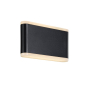 Preview: LED Wandleuchte Akron 17 Nordlux schwarz IP54 2x6W 3000K Uplight Downlight Außenleuchte 46971003