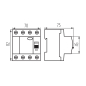 Preview: Fehlerstromschutzschalter Typ-F 63A 4P 300mA KRD10-4/63/300-F FI-Schalter IDEAL 45783