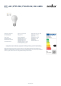Preview: Energetic LED Lampe A60 7,3W 2700K 806Lm 3-stufig dimmbar E27 Milky 5241008121