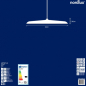 Preview: Designer LED-Hängeleuchte Artist 40 Nordlux grau 24W Pendellampe 1460Lm dimmbar