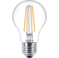 Preview: 6-er Set Philips A60 Filament LED Lampe E27 7W 2700K 806Lm Klar