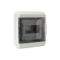 Preview: IP65 Verteiler 6 Module ABS KDB MK2 Aufputz IDEAL 90121