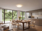 Preview: Kanlux LED Deckenleuchte LUMKO CCT 3000K, 4000K, 6500K Sternenhimmel FB dimmbar Ø480 weiss 90221