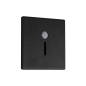 Preview: LED Treppenleuchte MAGNIK mit PIR Bewegungsmelder schwarz CCT 2700-5700K eckig 230V 90790