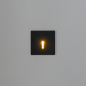 Preview: LED Treppenleuchte MAGNIK schwarz CCT 2700-5700K eckig 230V 1,7W 10Lm 90792