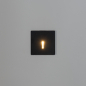Preview: LED Treppenleuchte MAGNIK schwarz CCT 2700-5700K eckig 230V 1,7W 10Lm 90792